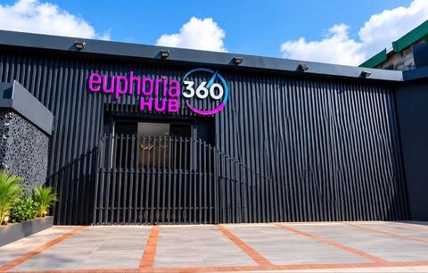 exterior of the Euphoria 360 Hub