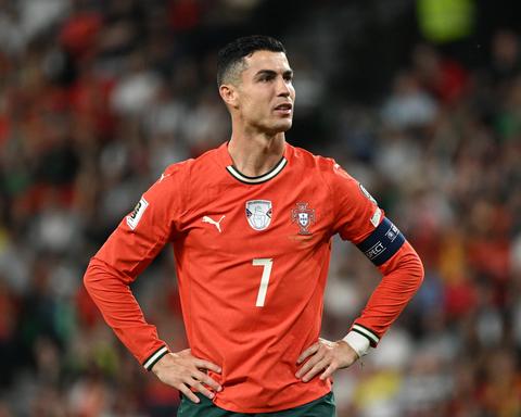 man in Portugal kit