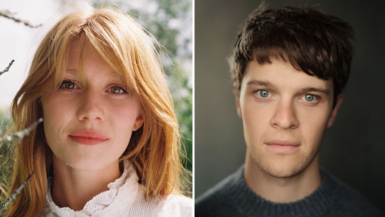 Two headshots side by side: Hannah Chinn and Jasper Talbot, the newly cast James and Lily