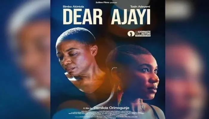movie poster for Dear Ajayi featuring Bimbo Akintola and Tosin Adeyemi