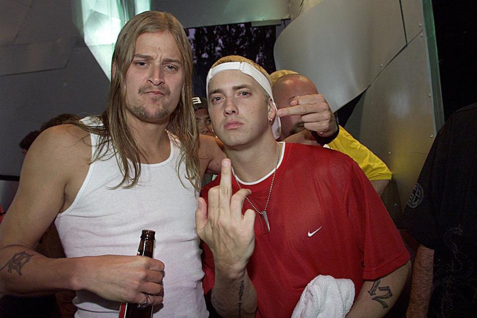 two men posing together